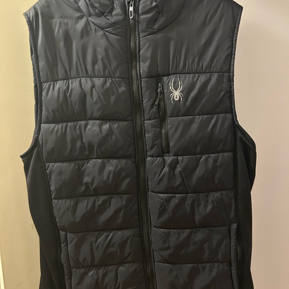 Spyder Black Puffer Vest